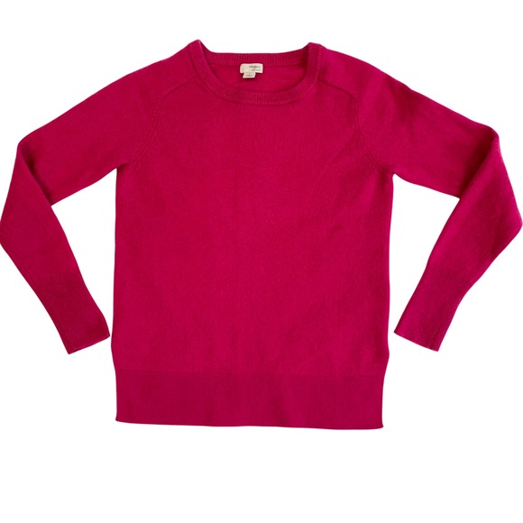 Halogen Sweaters - Halogen Cashmere Sweater Womens Small Magenta Pink Crew Neck Long Sleeve Knit